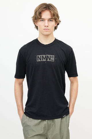 NemeN Black Logo Print T-Shirt
