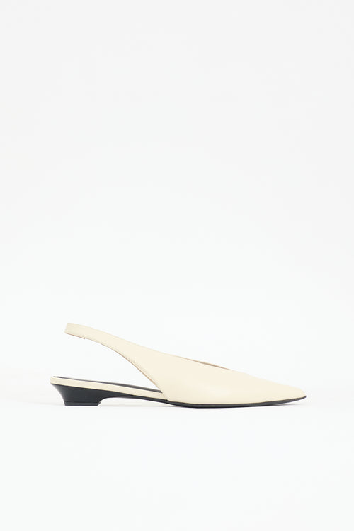 Neous Leather Turus Slingback Flat