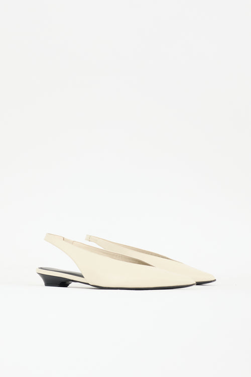 Neous Leather Turus Slingback Flat