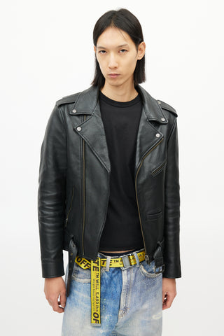 Neuw Black Leather Rider Jacket