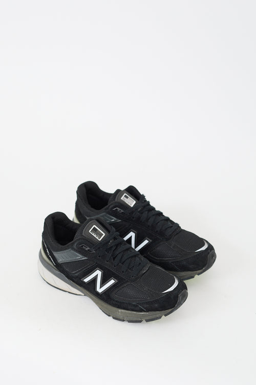 New Balance Black & Grey 990 Sneaker