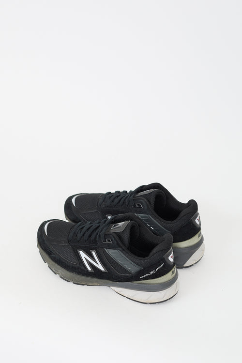 New Balance Black & Grey 990 Sneaker