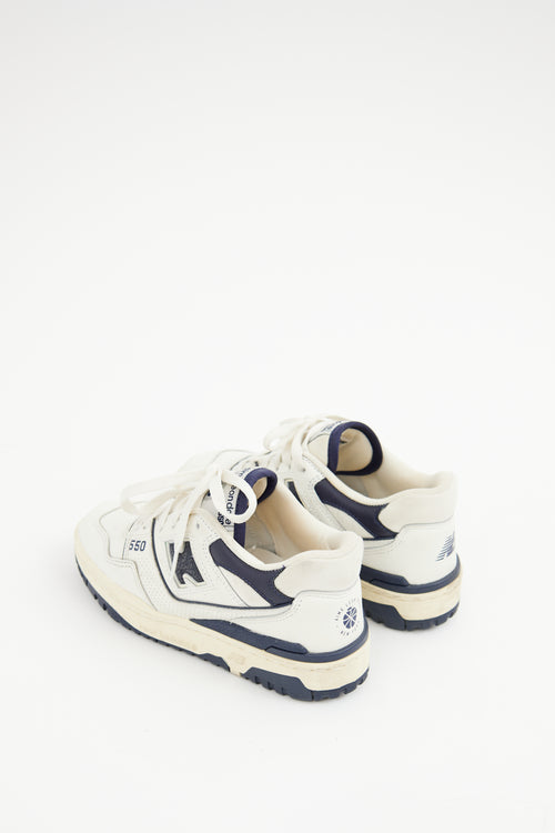 New Balance ALD 550 White & Navy Sneaker