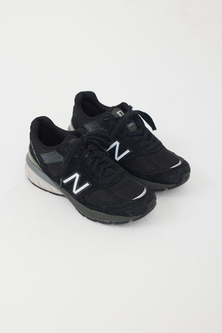 New Balance Black & Grey 990 Sneaker