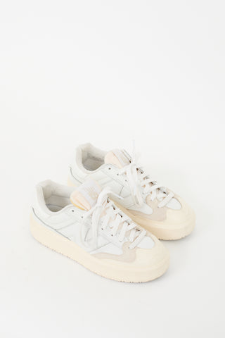 New Balance White & Beige CT302 Sneaker