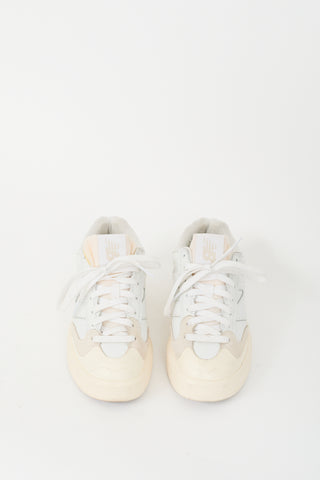 New Balance White & Beige CT302 Sneaker