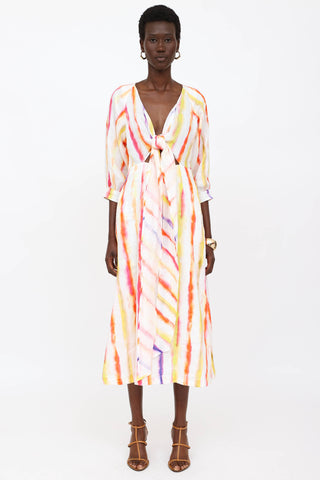 Nicholas Linen Maxi Dress