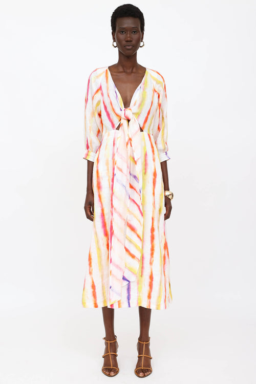 Nicholas Linen Maxi Dress