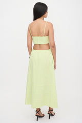 Nicholas Poplin Cutout Maxi Dress