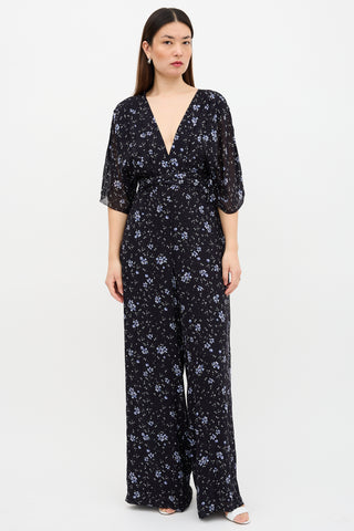 Nicholas Silk Floral Jumpsuit