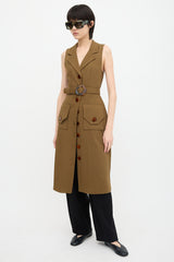 Nicholas Silk Twill Button Up Dress