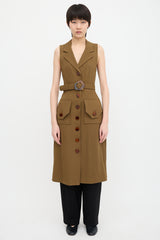 Nicholas Silk Twill Button Up Dress