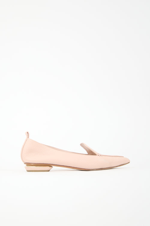 Nicholas Kirkwood Leather Beya Flat