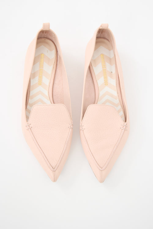 Nicholas Kirkwood Leather Beya Flat