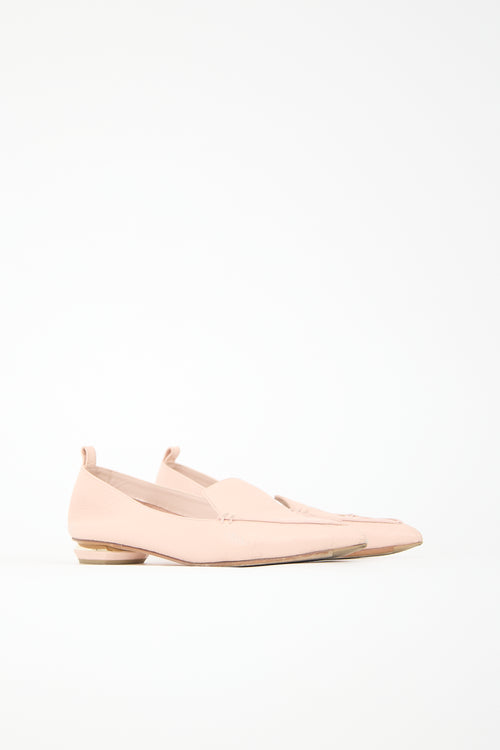 Nicholas Kirkwood Leather Beya Flat