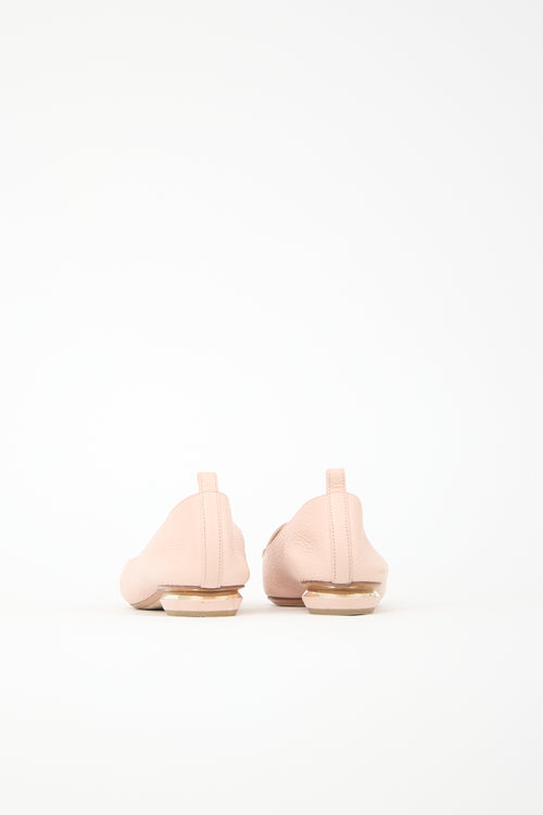 Nicholas Kirkwood Leather Beya Flat