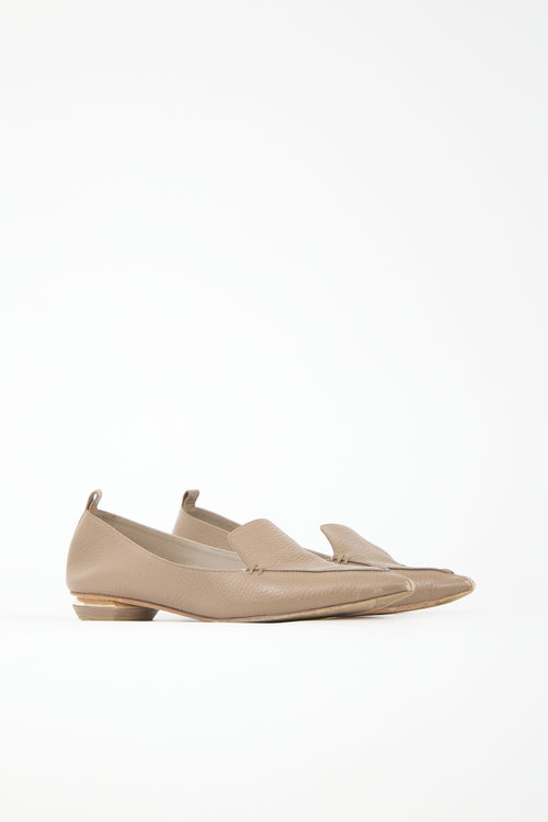 Nicholas Kirkwood Leather Beya Flat