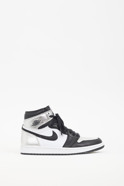 Nike Air Jordan Silver Toe High Sneaker