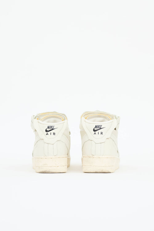 Comme des Garçons X Nike Leather Air Force 1 Sneaker