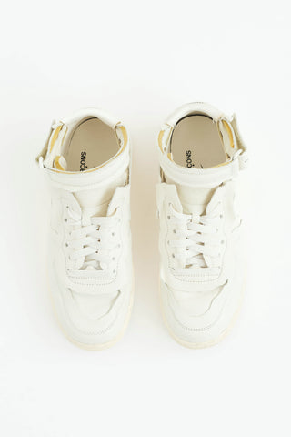 X Nike Leather Air Force 1 Sneaker