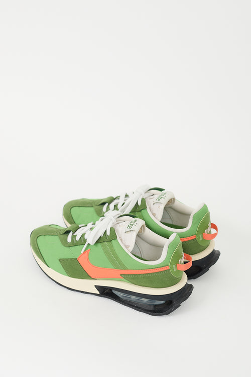 Nike Green & Orange Air Max Pre-Day LX Sneaker