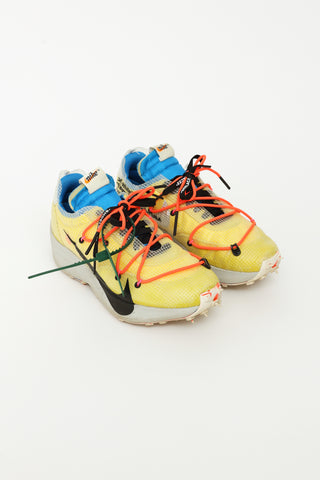 Nike x Off White Yellow Vapor Street Tour Sneakers