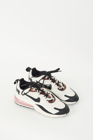 Nike White & Black Air 270 React Sneaker