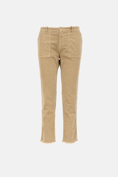 Nili Lotan Corduroy Frayed Pant