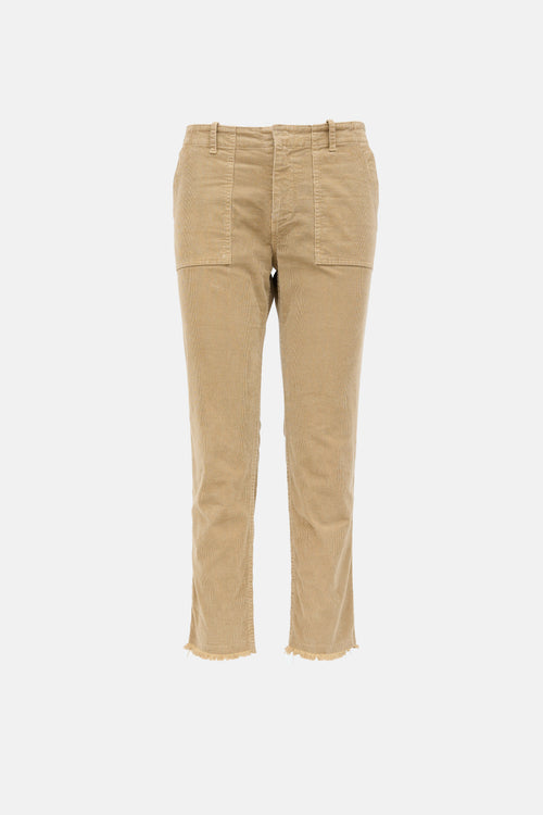 Nili Lotan Corduroy Frayed Pant