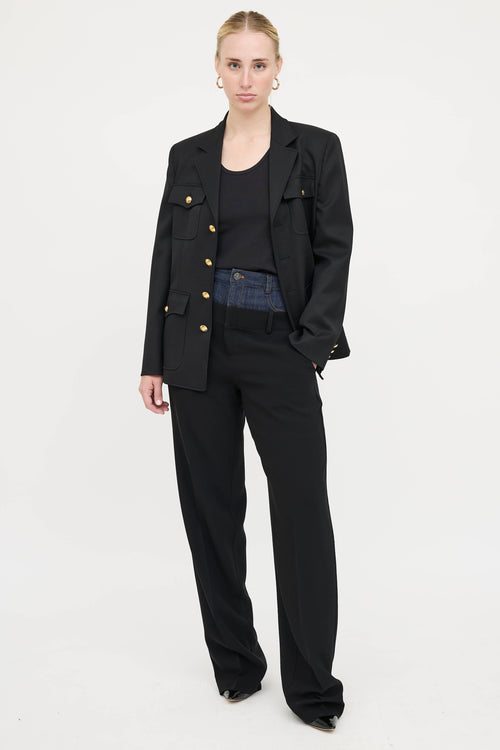 Nili Lotan Wool Pocket Jacket