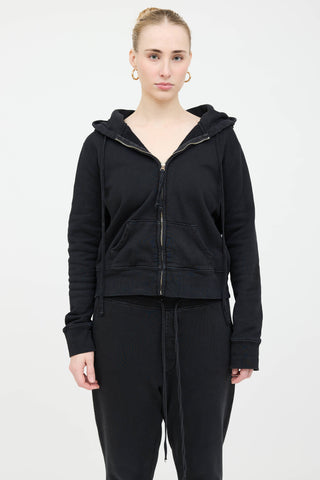 Nili Lotan Distressed Sweatsuit Co-Ord Set