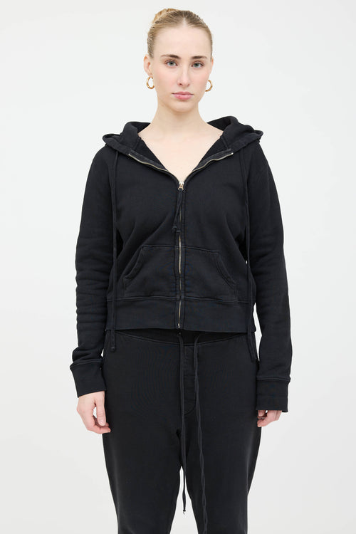 Nili Lotan Distressed Sweatsuit Co-Ord Set