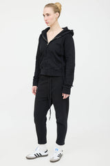 Nili Lotan Distressed Sweatsuit Co-Ord Set