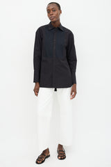 Nili Lotan Blanche Tuxedo Shirt