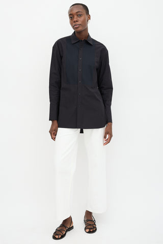 Nili Lotan Blanche Tuxedo Shirt