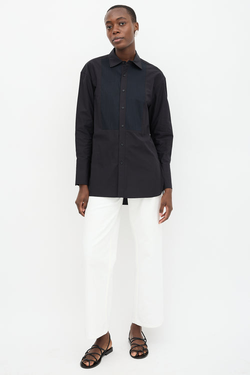 Nili Lotan Blanche Tuxedo Shirt