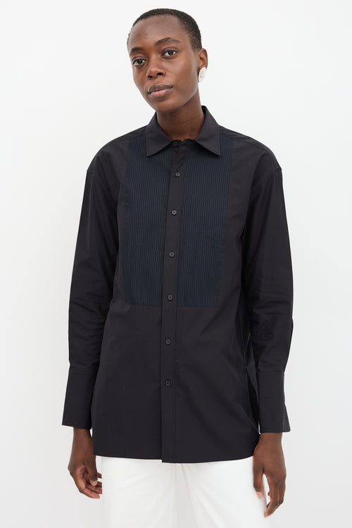 Nili Lotan Blanche Tuxedo Shirt