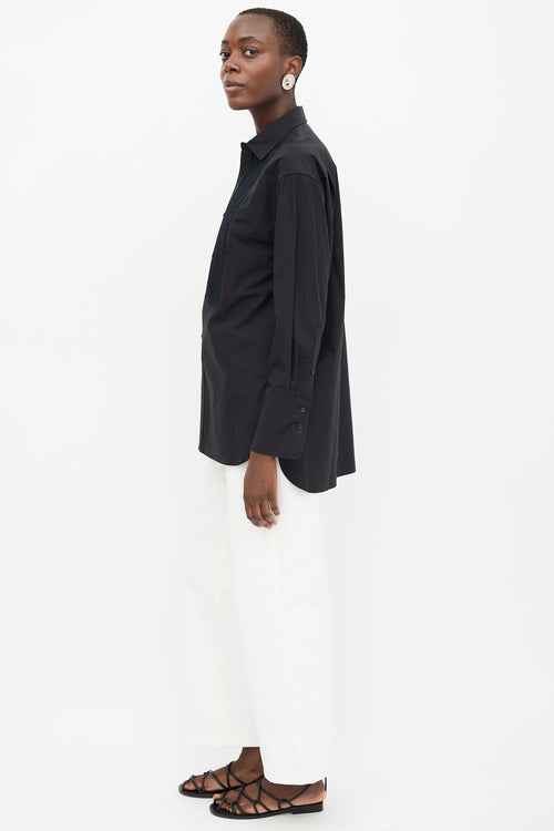 Nili Lotan Blanche Tuxedo Shirt