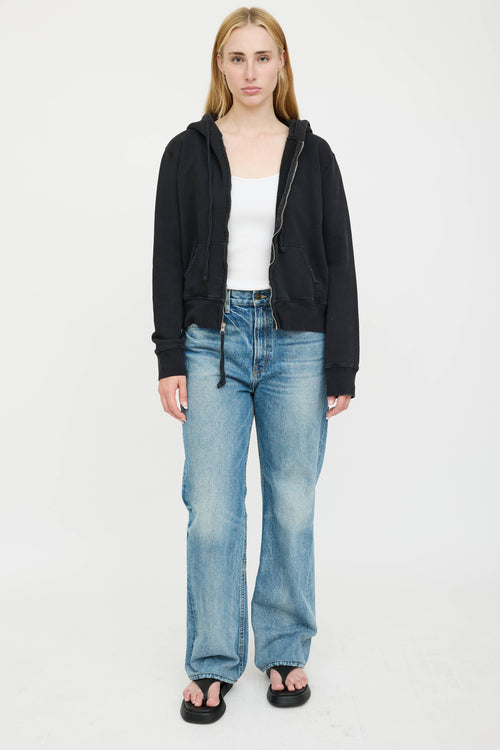 Nili Lotan Cotton Zip Hoodie