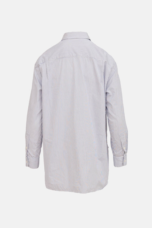 Nili Lotan Dylan Striped Top