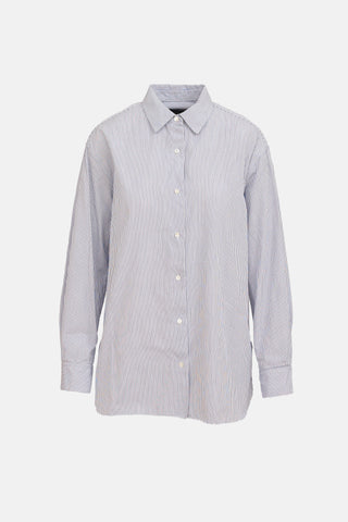 Nili Lotan Dylan Striped Top