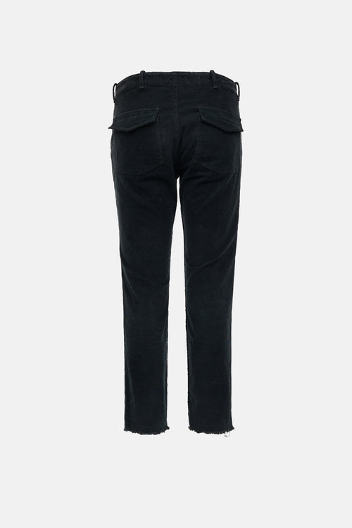 Nili Lotan Corduroy Frayed Pant