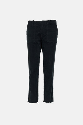 Nili Lotan Corduroy Frayed Pant