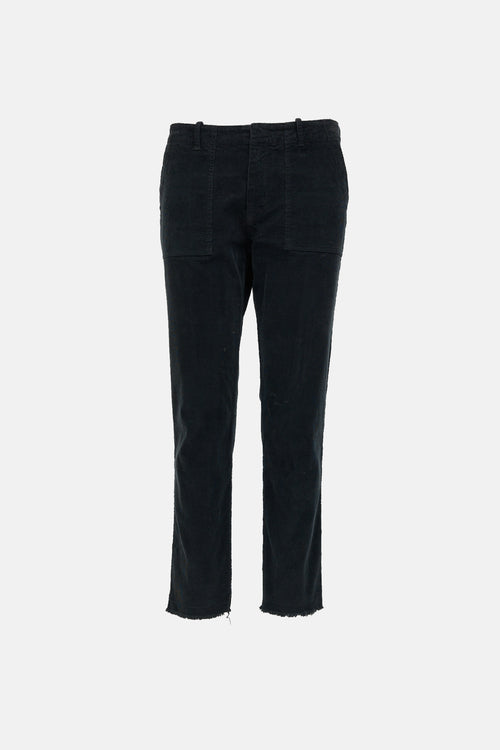 Nili Lotan Corduroy Frayed Pant