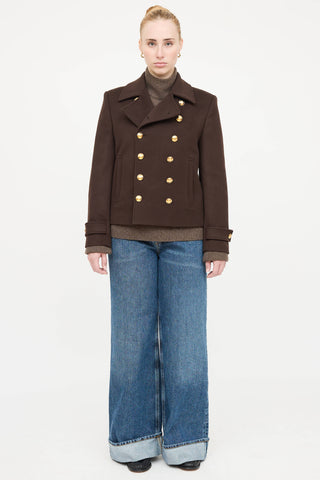Nili Lotan Wool Pea Coat