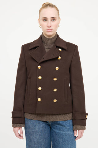 Nili Lotan Wool Pea Coat