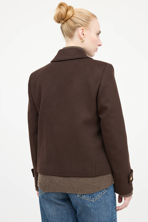 Nili Lotan Wool Pea Coat