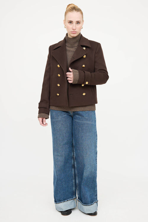 Nili Lotan Wool Pea Coat