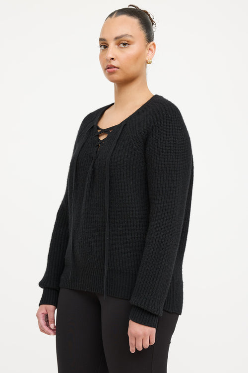 Nili Lotan Cashmere Knit Tie Sweater
