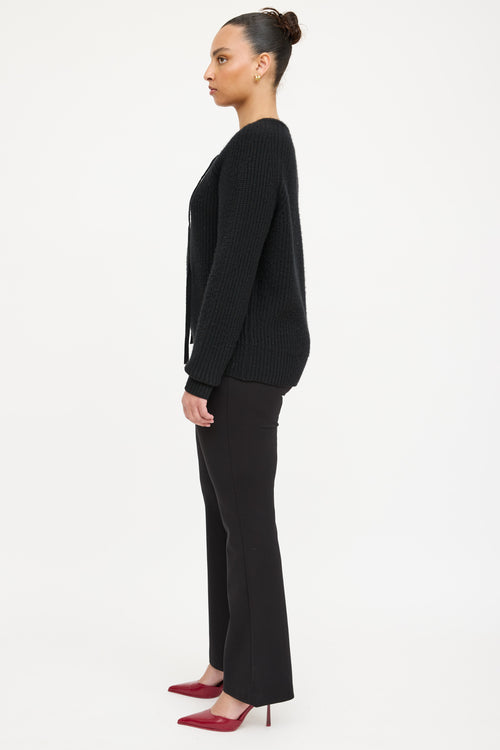 Nili Lotan Cashmere Knit Tie Sweater